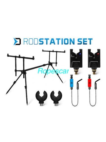 Set pentru pescuitul la crap clasic / feeder Delphin RodSTATION